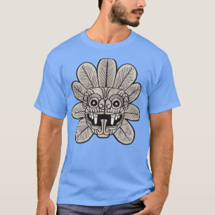 Quetzalcoatl Aztec Feathered Serpent Mayan Inca To T-Shirt