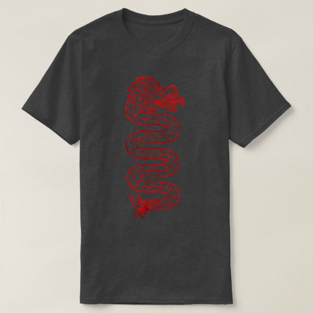 Quetzalcoatl Aztec Mayan Feathered Serpent Toltec  T-Shirt (Design Front)