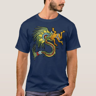 Quetzalcoatl Aztec Mayan Feathered Serpent Toltec  T-Shirt