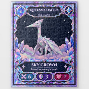 Quetzalcoatlus, Rainbow Foil Art Jigsaw Puzzle