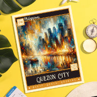 Quezon City, Philippines | Vintage Painting
