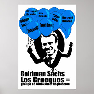 Qui est derrière MACRON Elections 2017 Poster