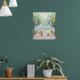 Quiche Moi Cafe Poster