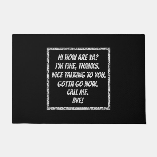 Quick Greetings Doormat (Front)