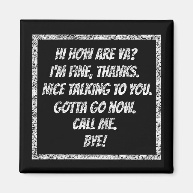 Quick Greetings Magnet (Front)