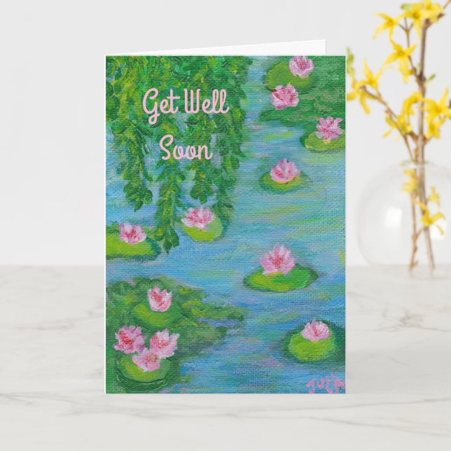 Quick Healing, Rapid Recovery, Get Well Card (Yellow Flower)