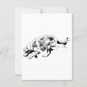 Quick Note: Golden on the Go Postcard