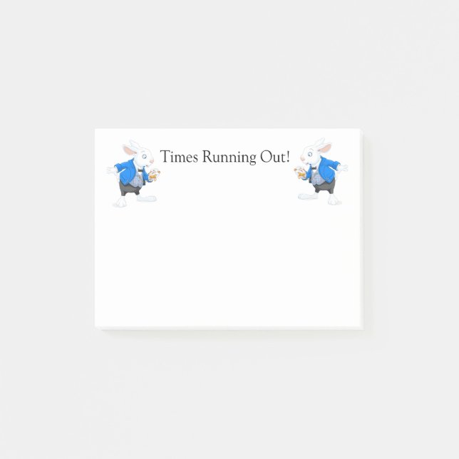 Quick Note Times Running Out  (Front)