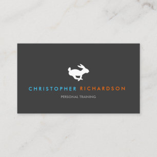 Quick Rabbit Personal Trainer Business Card