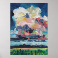 Quick Showers 2 Painting / Artist Larry Lerew