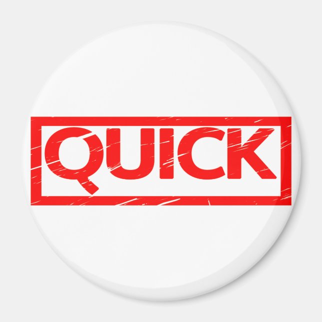 Quick Stamp Magnet (Front)