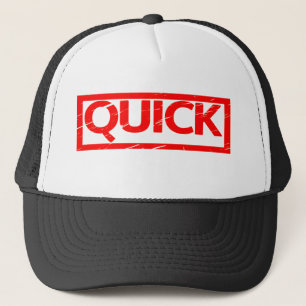 Quick Stamp Trucker Hat