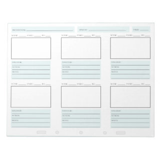 "Quick Storyboarding" Notepad