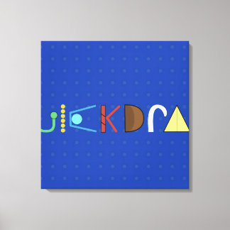 Quickdraw Art Canvas Print