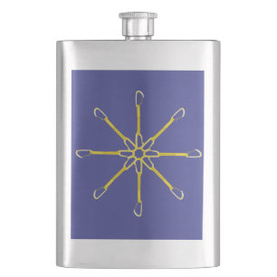Quickdraw Flower Hip Flask