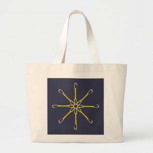 Quickdraw Flower Large Tote Bag