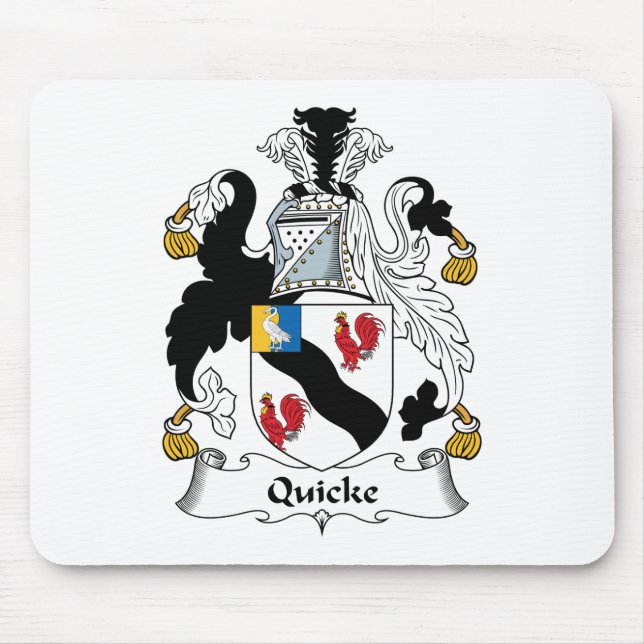 Quicke Family Crest Mouse Pad (Front)