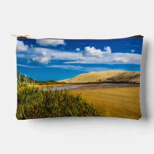 Quicksand stream near 90-Mile Beach, New Zealand Accessory Pouch