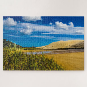 Quicksand stream near 90-Mile Beach, New Zealand Jigsaw Puzzle
