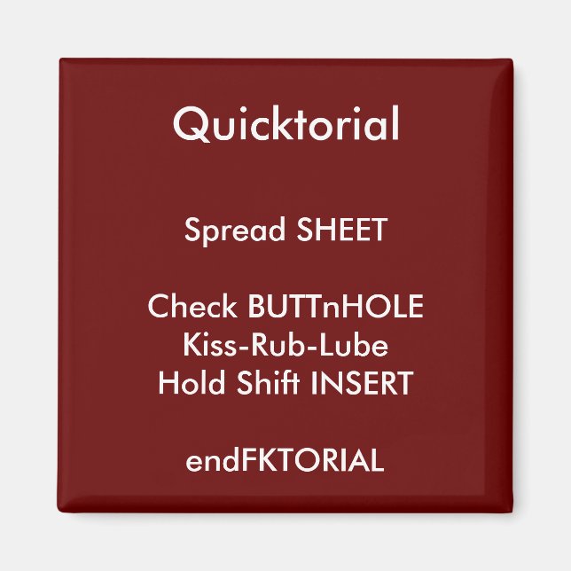 QUICKTORIAL MAGNET (Front)