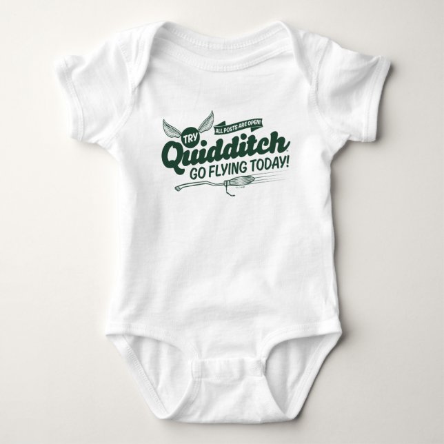 QUIDDITCH™ Recruitment Poster Baby Bodysuit (Front)