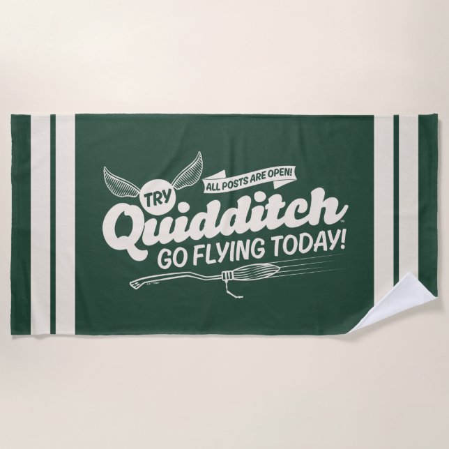 QUIDDITCH™ Recruitment Poster Beach Towel (Front)