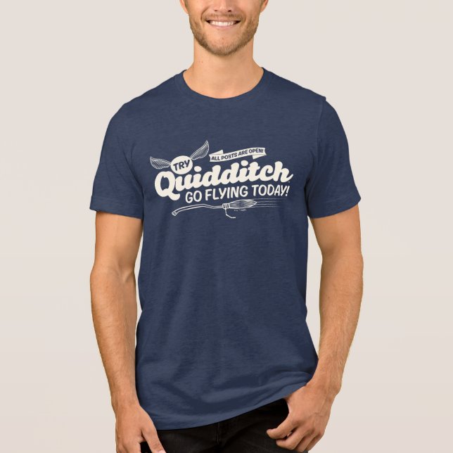 QUIDDITCH™ Recruitment Poster Tri-Blend Shirt (Front)
