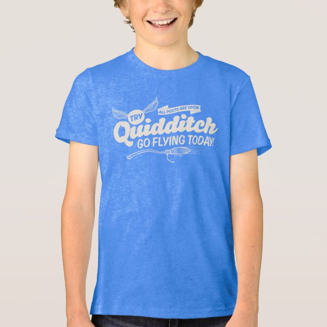 QUIDDITCH™ Recruitment Poster Tri-Blend Shirt (Front)