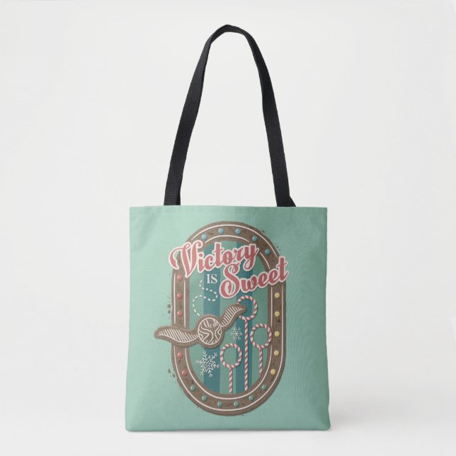 QUIDDITCH™ Victory is Sweet Holiday Cookie Graphic Tote Bag (Front)