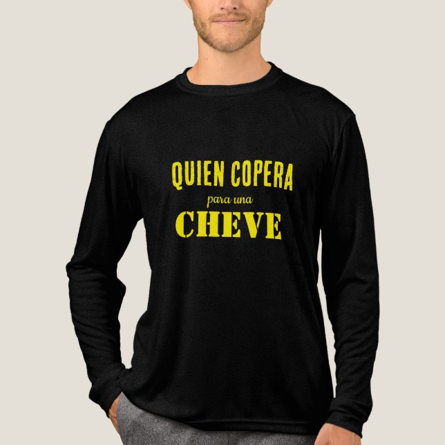 quien copera para una cheve Tri-Blend shirt (Front)
