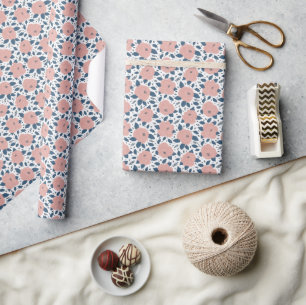Quiet Autumn Flowers Wrapping Paper