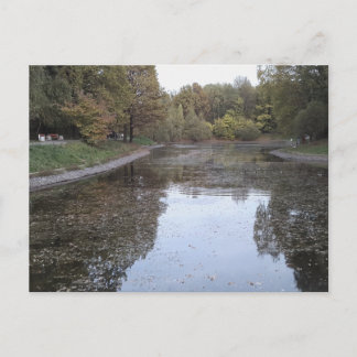 Quiet Autumn Lake – Scandinavian Edition Postcard