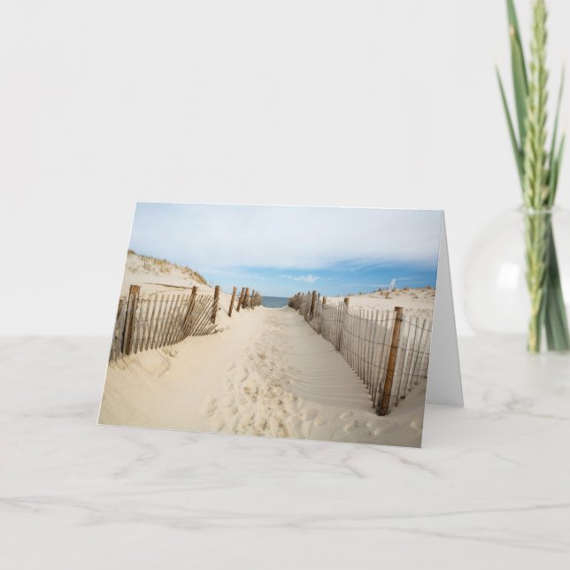 Quiet Beach Card (Front)