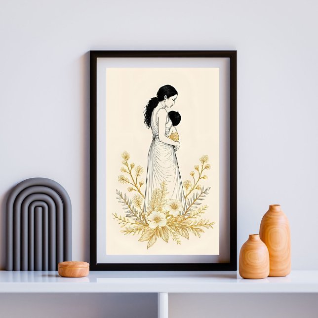 Quiet Bloom of Motherhood Poster (Creator Uploaded)