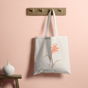 Quiet Bloom Sunset Blush Tote Bag
