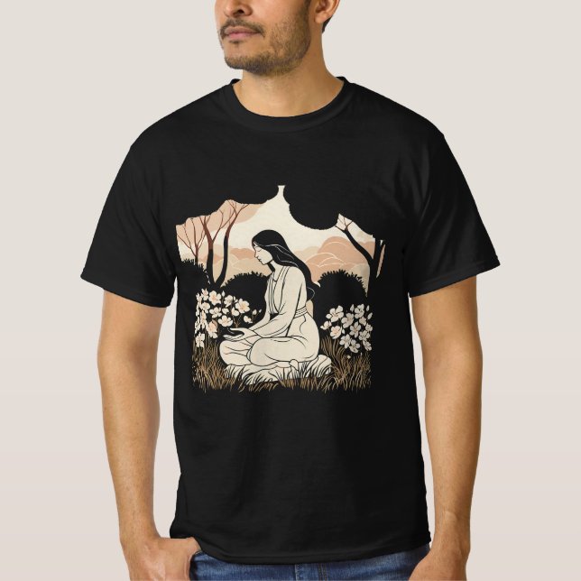 “Quiet Bloom” T-Shirt (Front)