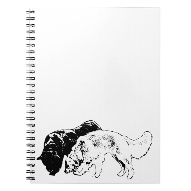 Quiet Bond in Silhouette Notebook (Front)