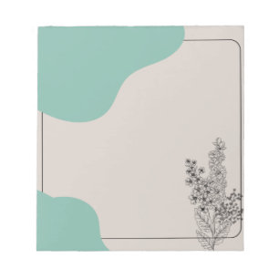 Quiet Botanicals Minimalist Notepad