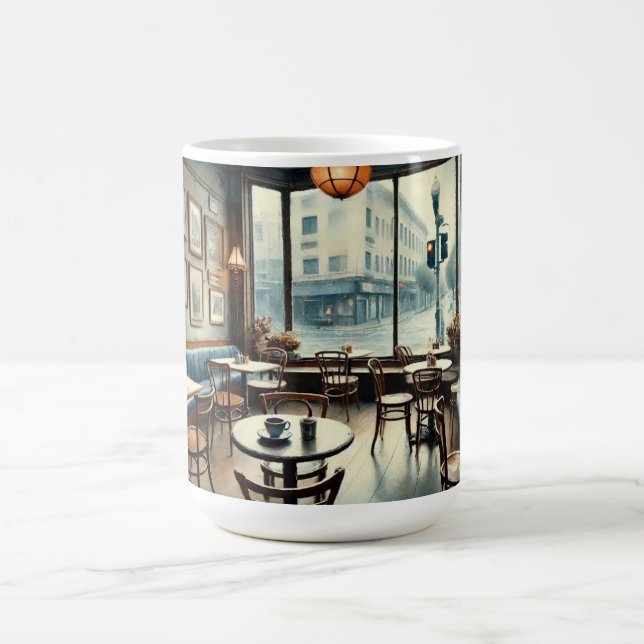 Quiet Cafe in San Francisco Coffee Mug (Center)