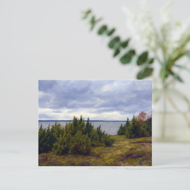 Quiet Coast of Vormsi Postcard (Standing Front)