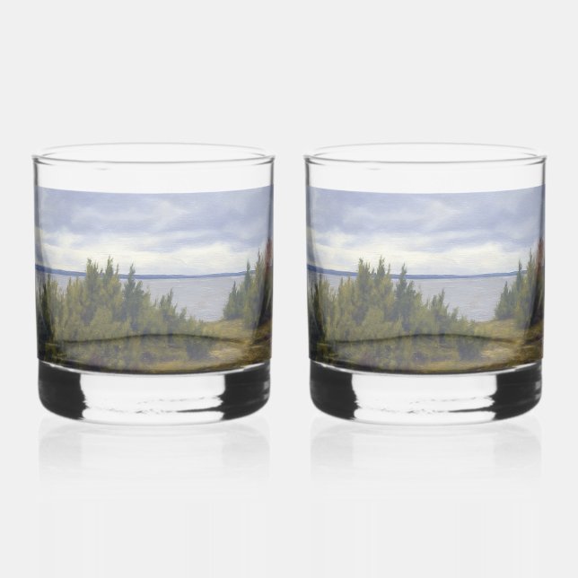 Quiet Coast of Vormsi Whiskey Glass (Front)