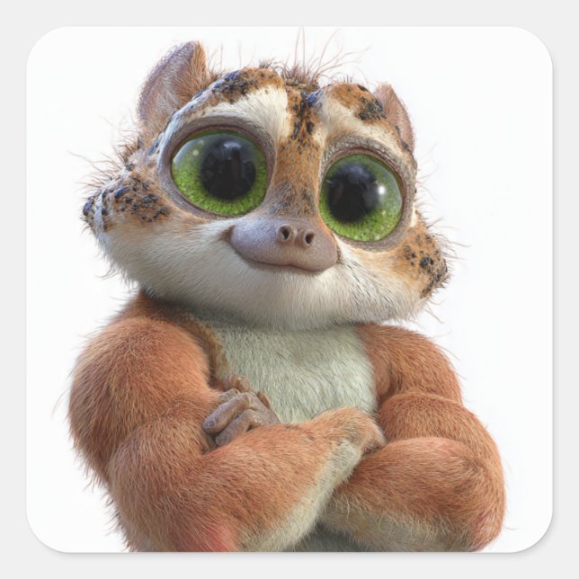 Quiet Confidence Square Sticker (Front)