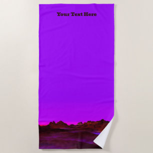 Quiet Desert Evening Beach Towel