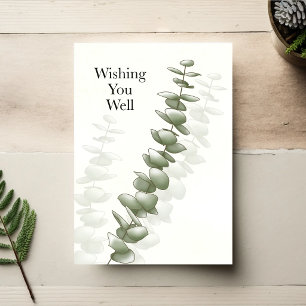 Quiet Eucalyptus — Minimal Get Well Card