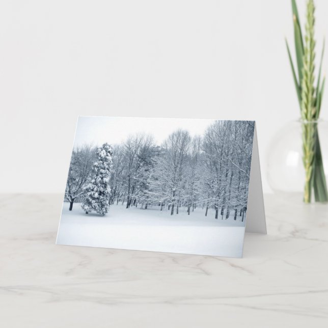Quiet Forest Holiday Card (Front)