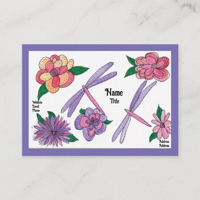 Quiet Garden Business Cards (Front)