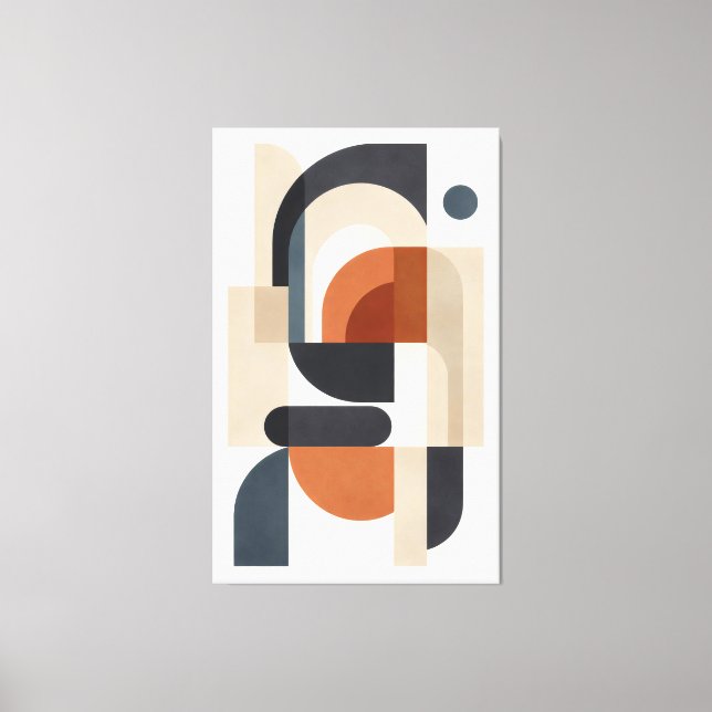 Quiet Geometry in Balance Canvas Print (Front)