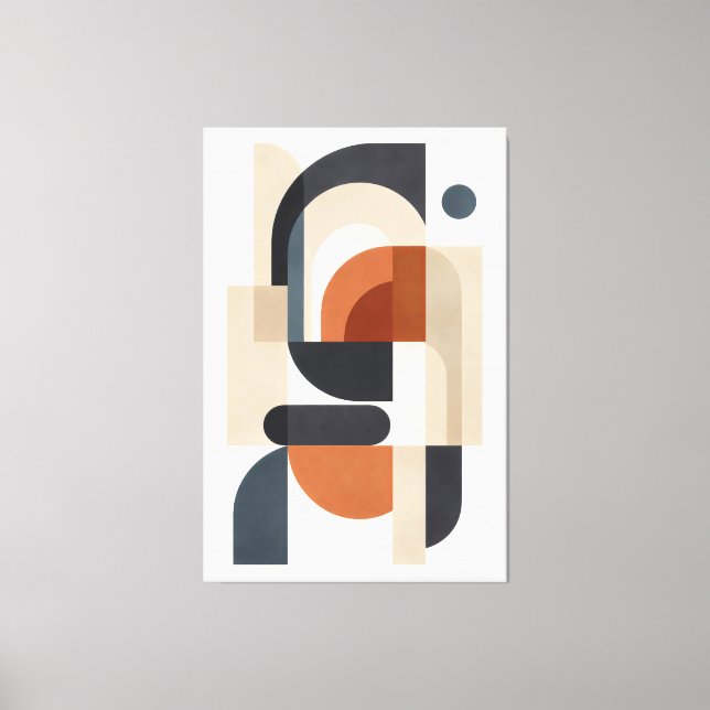 Quiet Geometry in Balance Canvas Print (Front)