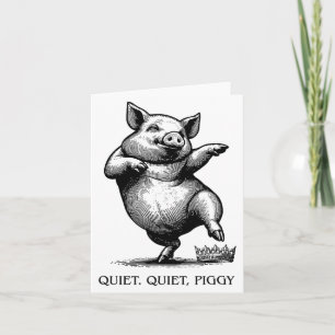 Quiet Ggy Meme Feminist Subtle Humor Protest Resis Card