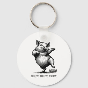 Quiet Ggy Meme Feminist Subtle Humor Protest Resis Key Ring